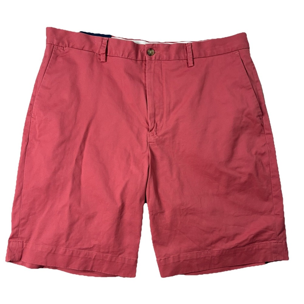 Polo Ralph Lauren Stretch Classic Fit Chino Shorts 9" Inseam Pink Mens 36 Preppy